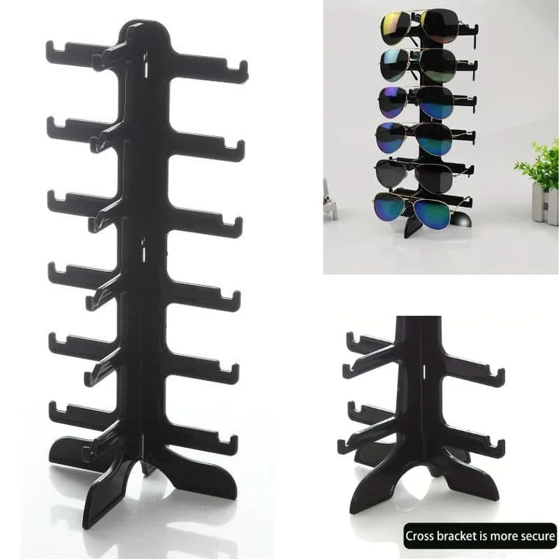 6Pair Glasses Rack Sunglasses Glasses Frame Stand Organizer Eyeglasses Holder