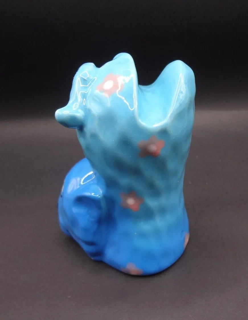 Ceramic Puppy Dog Hand Stand Kid Eye Glass Holder 4
