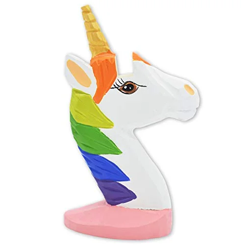 VIPbuy Handmade Wood Carving Eyeglasses Glasses Holder Stand Sunglasses Display Stand Home Office Desk Décor Gift (Unicorn) 4
