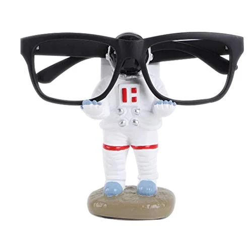 WAWICE Fun Eyeglass Holder Display Stands - Home Office Decorative Glasses Accessories (Astronaut)