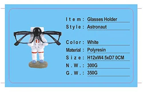 WAWICE Fun Eyeglass Holder Display Stands - Home Office Decorative Glasses Accessories (Astronaut) 2